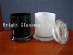 Beautiful solid color Glass Candle Jars for wholesale