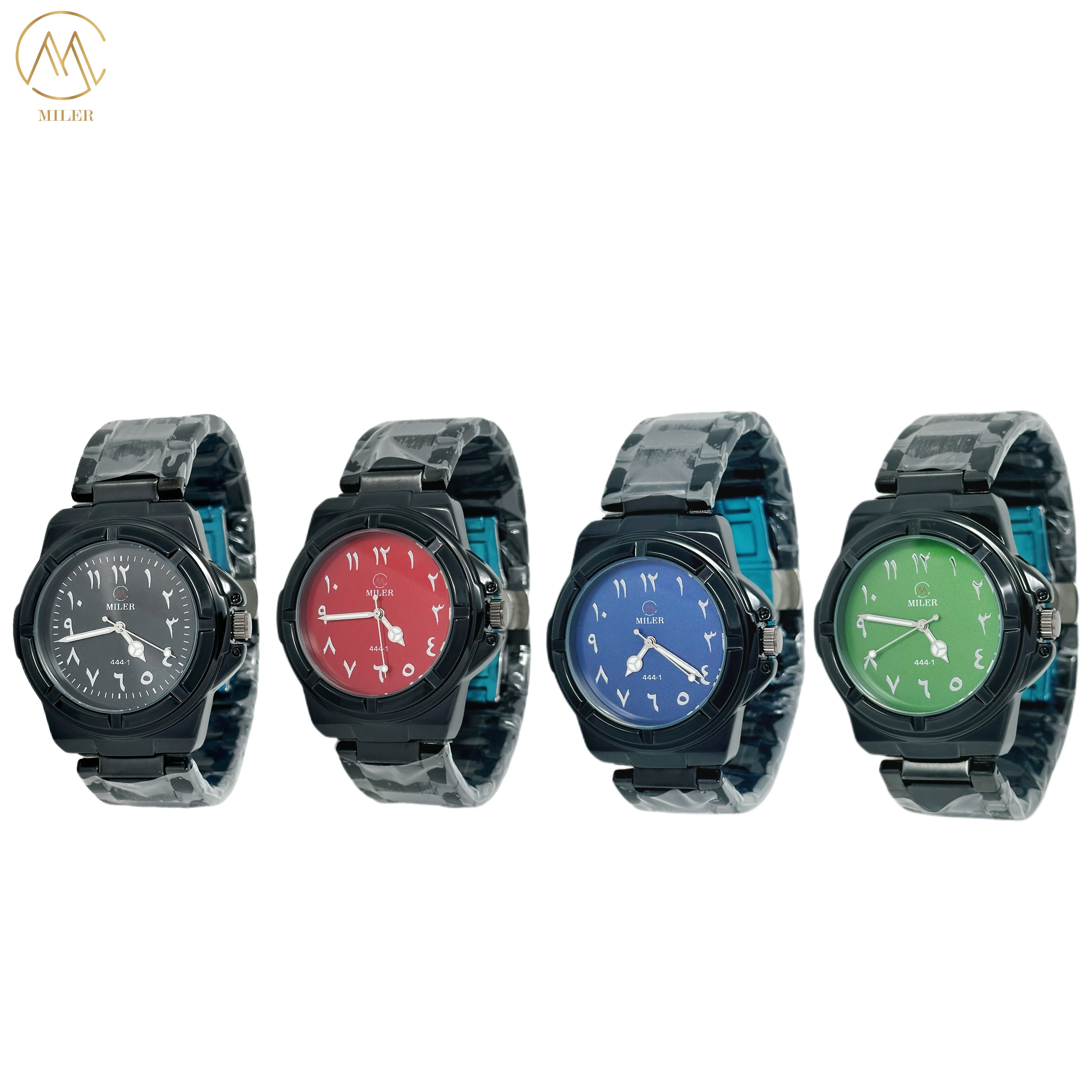 Silver Bezel Color Modern Stylish Quartz Wrist Watch with Sleek Design and Quartz Movement