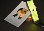 Reflective TPU Material Debossed Logo Hang tags Custom Clothing Labels