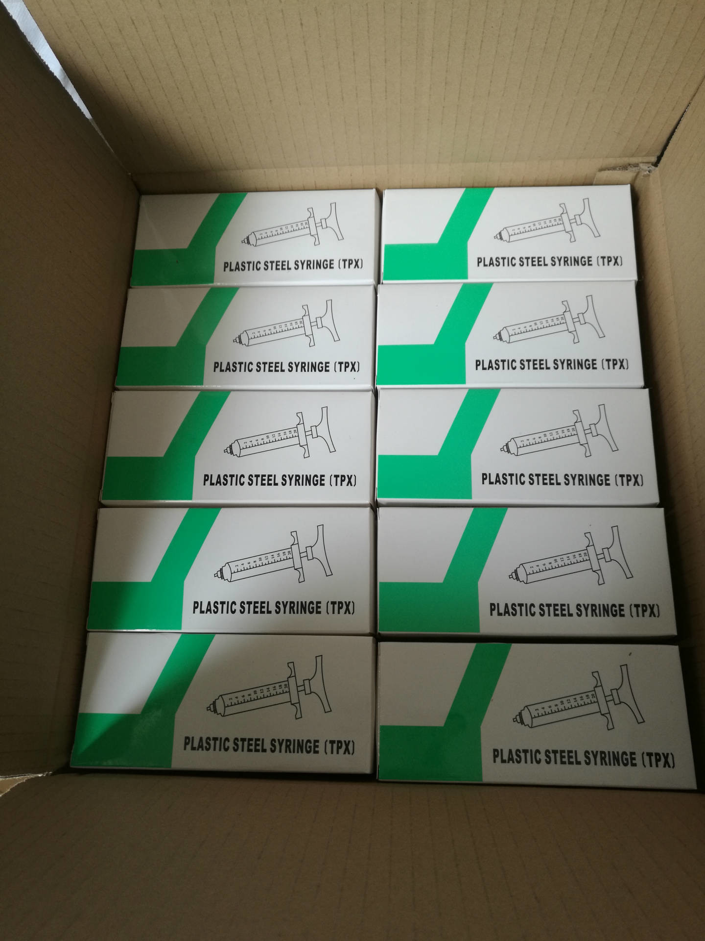 Poultry ISO19001 Vaccinator Plastic Steel Syringe 10ml Luer Lock Syringe Reusable