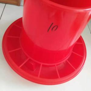 China Plastic Bucket Feeding System PE Poultry Feeder Drinker wholesale