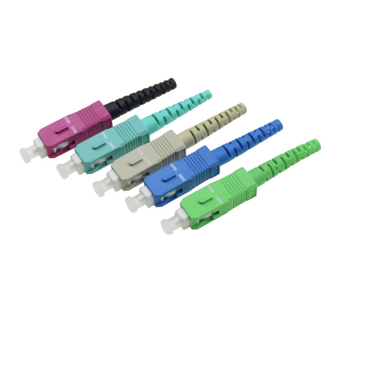 PBT Duplex SC Fiber Patch Cord Connectors Cable Diameter 2.0mm 3.0mm