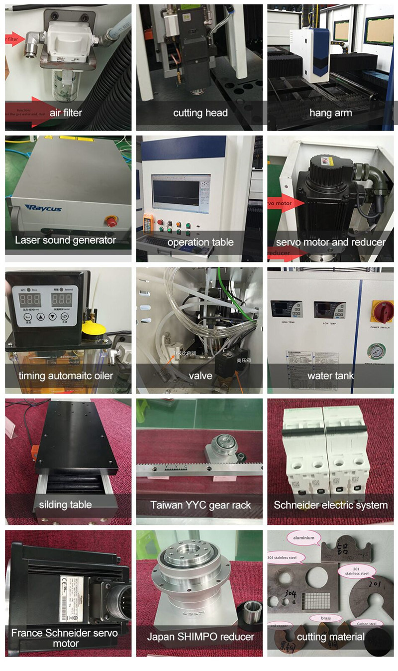 CNC Open Type Fiber Laser Cutting Machine Metal 4015 2000W With Two Changable Tables