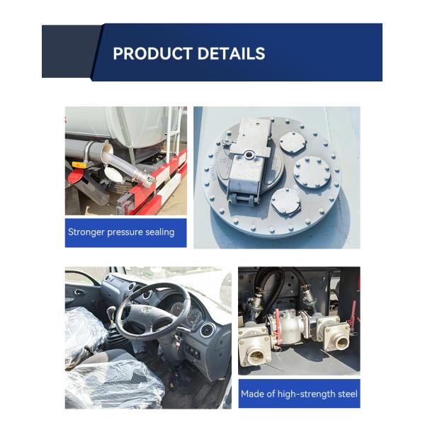 Dongfeng 4x4 Off Road Fuel Tanker Truck With 1-10T Load Capacity Yuchai / Chao Chai Engine