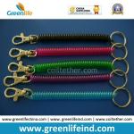 Plastic Popular Spring Spiral Key Holder W/Executive Swivel