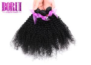 China Cuticle Aligned Malaysian Human Hair 12A Grade Kinky Curly No Shedding No Tangle wholesale