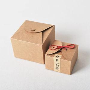 China Soap 350gsm Packaging Kraft Paper Box Recycle Handmade Vintage Cardboard Craft Box wholesale