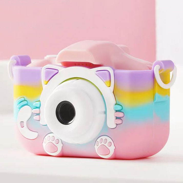 32GB Card Children HD Video Digital Camera for 2-4 Years Unisex and 2 Inch IPS Screen
