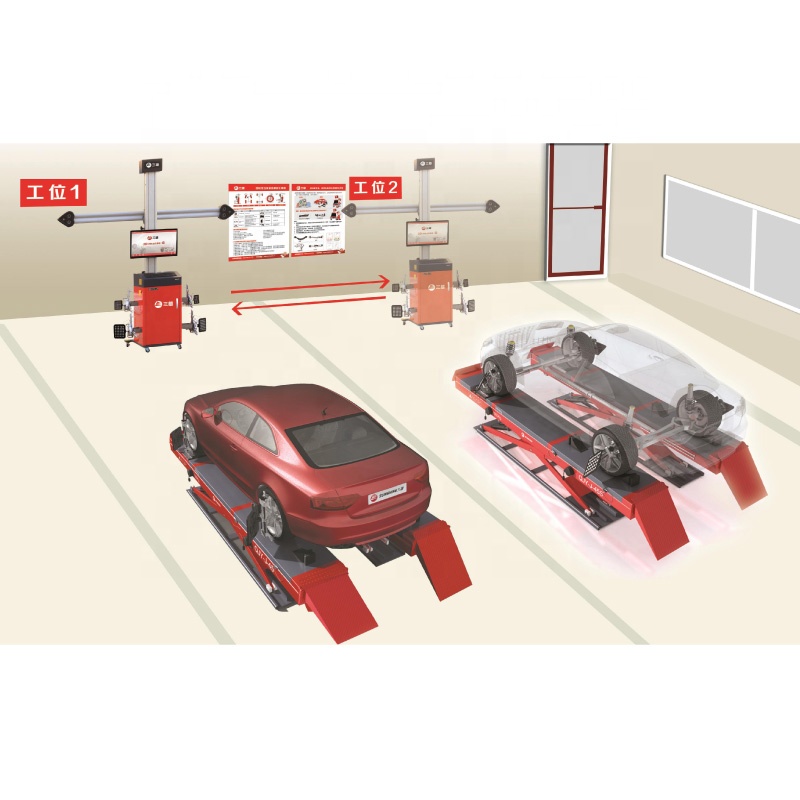 220v 80kg Tire Alignment Machine Computer Control With Anti Interference
