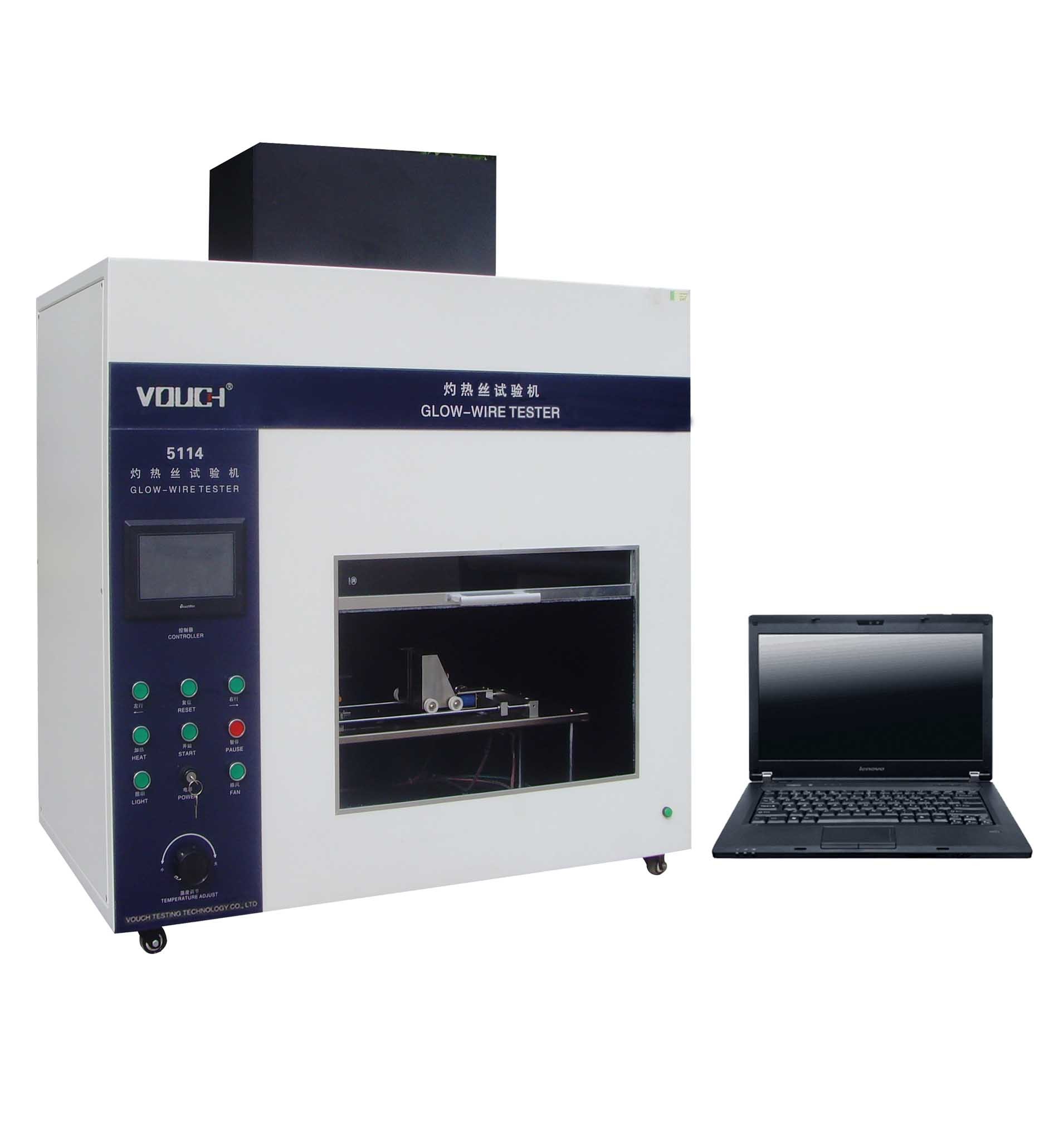Standard GB5169 Glow Wire Test Apparatus , Hot Wire Ignition Test Flammability Temperature Test