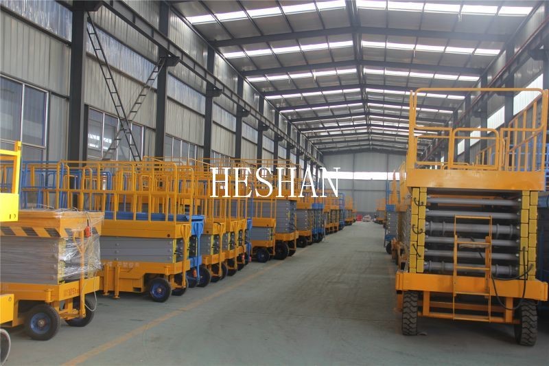 Automotive Battery Powered Scissor Lift Hydraulic Electric Aerial Work Platform