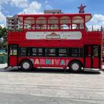Double Floor Food Truck Trailer Red Concession Food Trailer