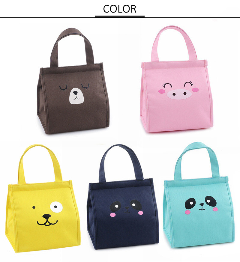 Waterproof Oxford Insulated Tote Lunch Bag For Picnic
