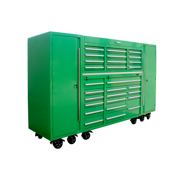 Tool Storage Cabinet Mechanic Workbench with Large Tool Box and Customized Support