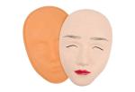 China Makeup Practice Sheets Supplier Soft Silicone Face Practice Skin