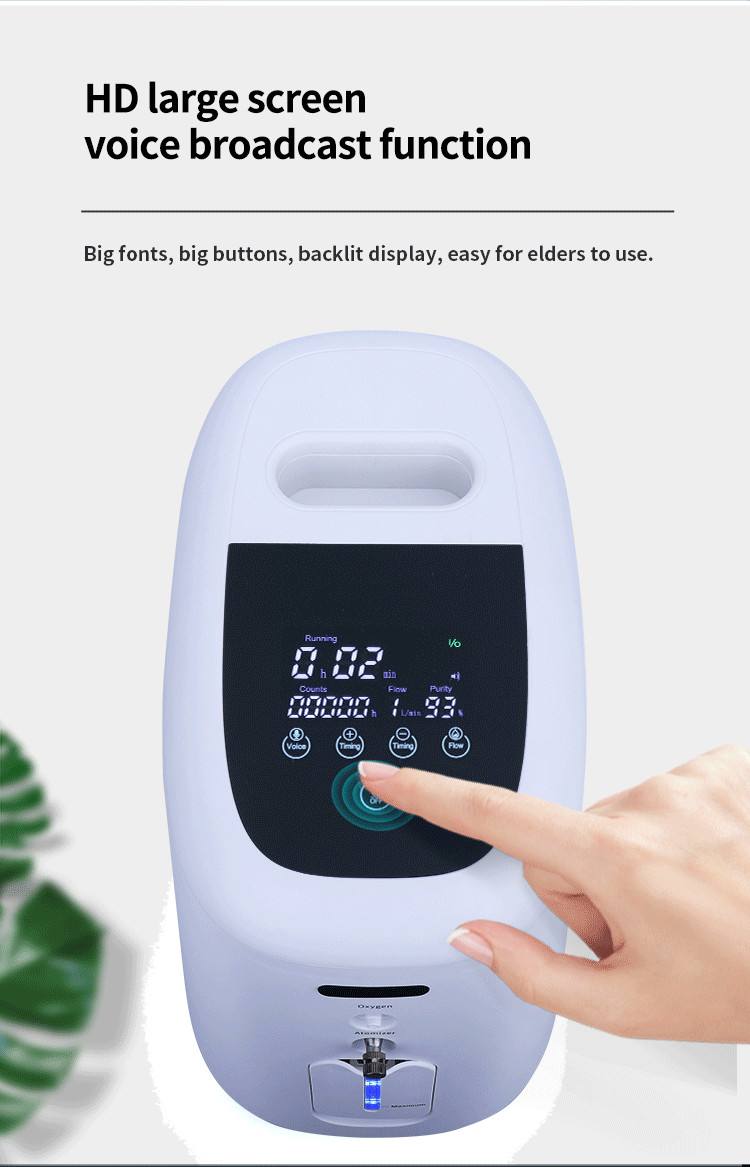 Home Medical Oxygen Concentrator 1 - 7L/Min Wireless Remote Control Oxygen Concentrator