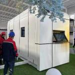 Economic Movable Prefab Capsule Hotel Apple Cabin Container House