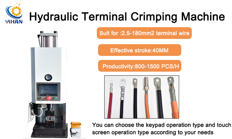 2.5-180mm2 Wire Hexagonal Terminal Crimping Machine for Energy Car Battery Cable Lug
