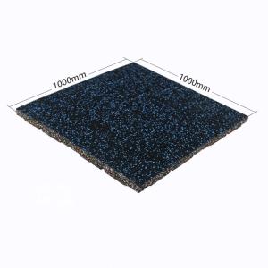 China Shock Absorb Fitness Rubber Flooring Nontoxic Rubber Gym Tiles wholesale