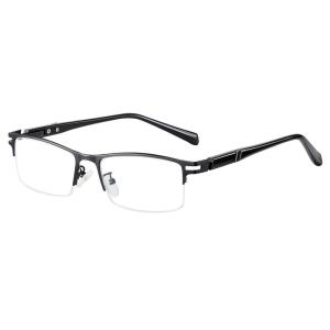 China Half Frame Anti Blue Light Portable Reading Glasses 141MM Minimize Headache wholesale