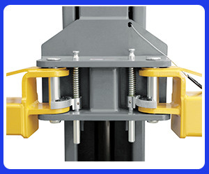T240M-1 Heavy Duty 2 Post Auto Lift With Safety Locks And Angled Lifting Arms