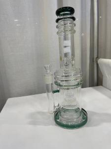 China Silicone Hookah Glass Pipes Weed Tobacco Hookah Smoking Pipes 16Inch wholesale