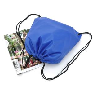 China High Quality Blue 190T Nylon Drawstring Bag wholesale