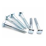 M6 Zinc Plated Wood Screw Rectangular Square Head Screw