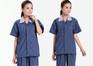 China Summer Custom Industrial Work Uniforms , Professional Work Uniforms For Adults wholesale