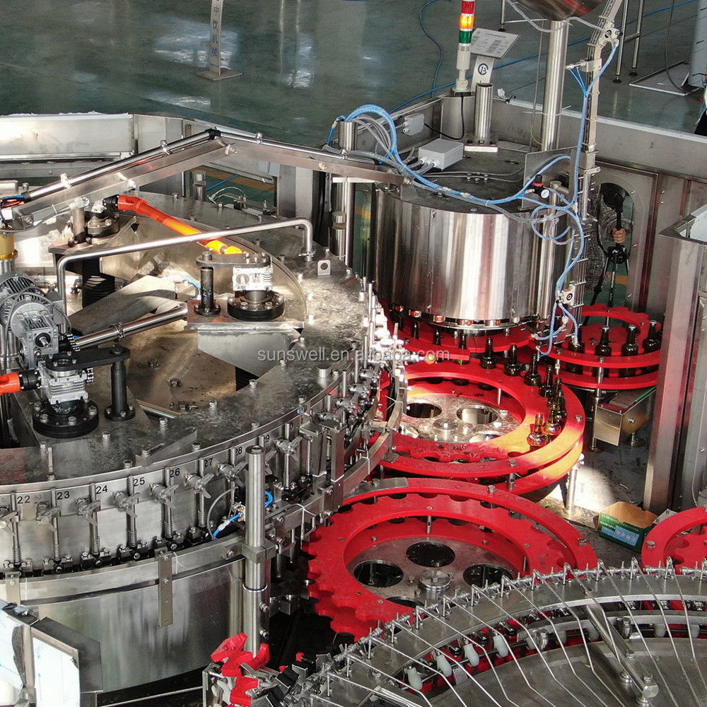 15000BPH Automatic Bottling Beer Filling Machine With External Filling Valves