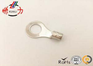 China Tinned Copper Ring Non Insulated Wire Terminals Bare Round Eyelet wholesale