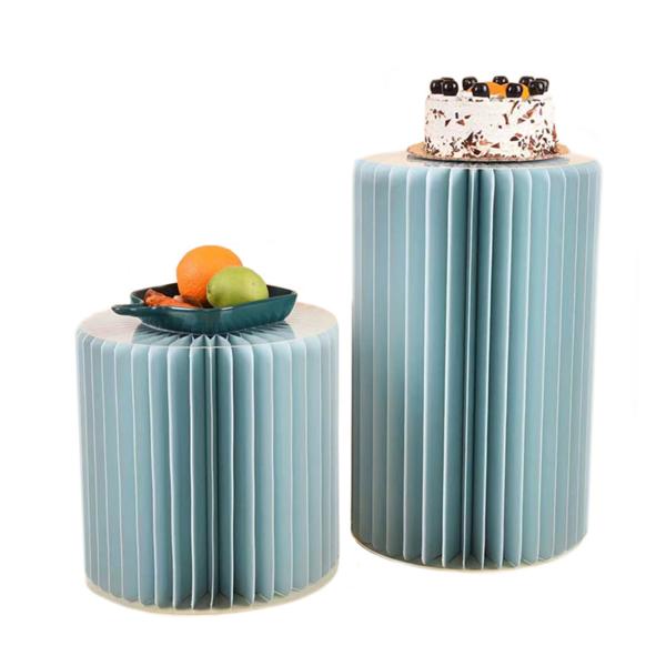 Wedding Decorations Cake Dessert Display Stand Pedestal Honeycomb Cylinder