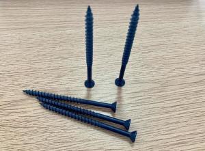 China 60mm 80mm 100mm Chipboard Screws 1000 Hours Ruspert Coating Bule ， Square Drive wholesale