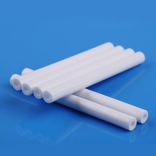 ISO9001 Machining Polished Alumina Ceramic Tube Rod