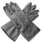 Non - Allergic Disposable Nitrile Safety Gloves Black Color Comfortable Not Easy