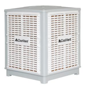 China IP64 14725 CFM Industrial Evaporative Cooler 4KG Down discharge wholesale