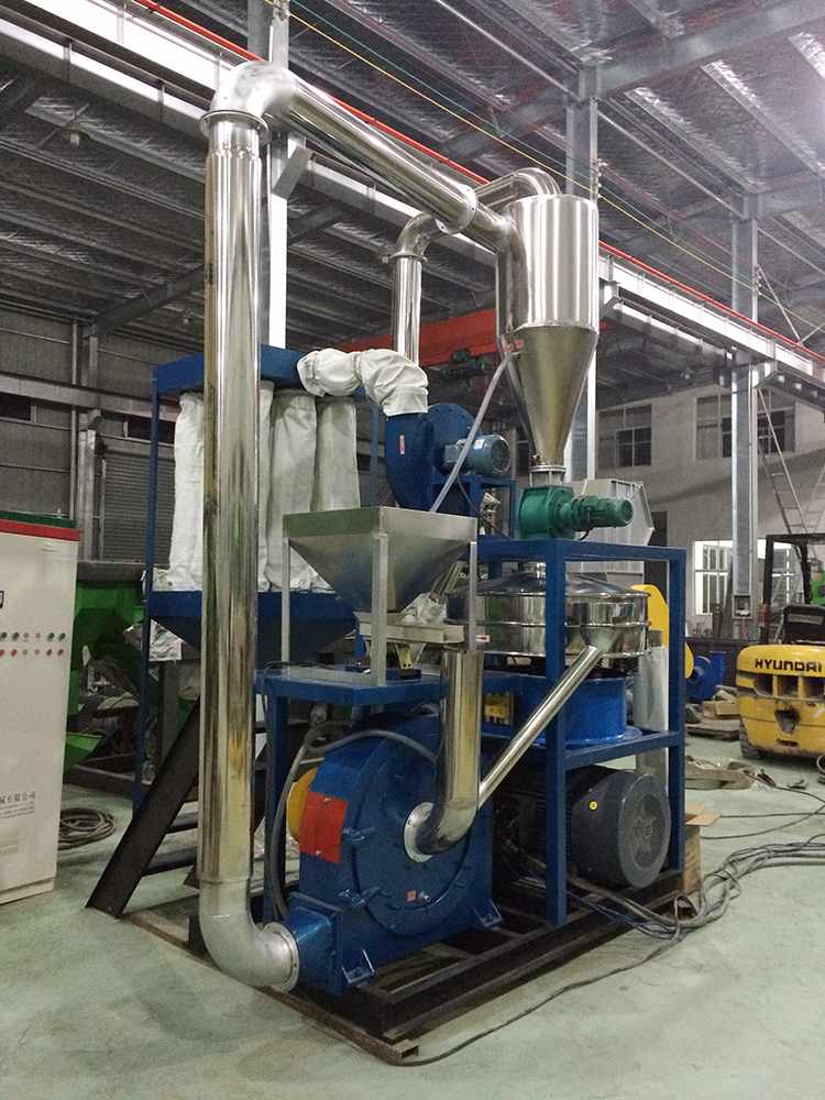 100-1000kg/H PVC Pulverizer Machine PP PE Plastic Powder Milling Machine