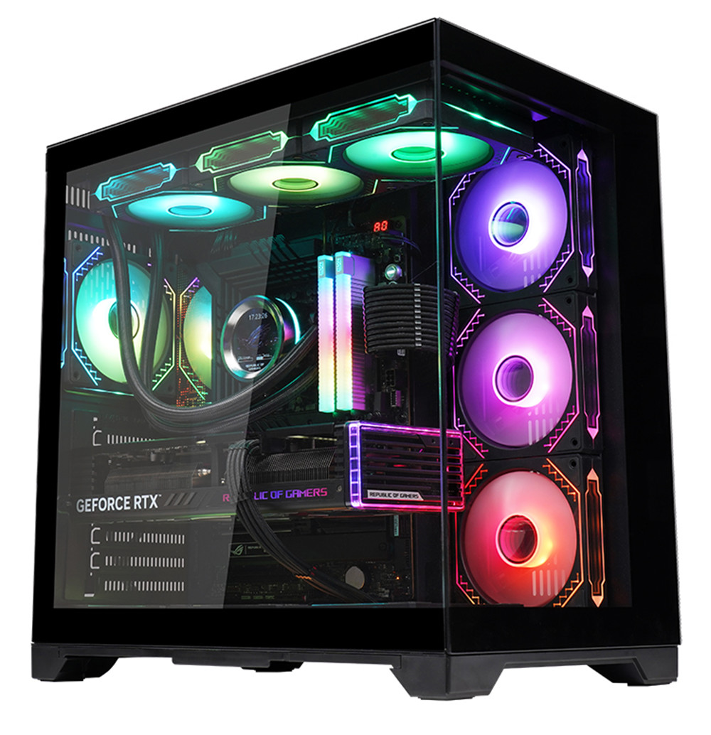 Compact Gaming Case Made From Lightweight Materials Featuring Strong Storage Expandability Efficient Heat Dissipation 7 Slots