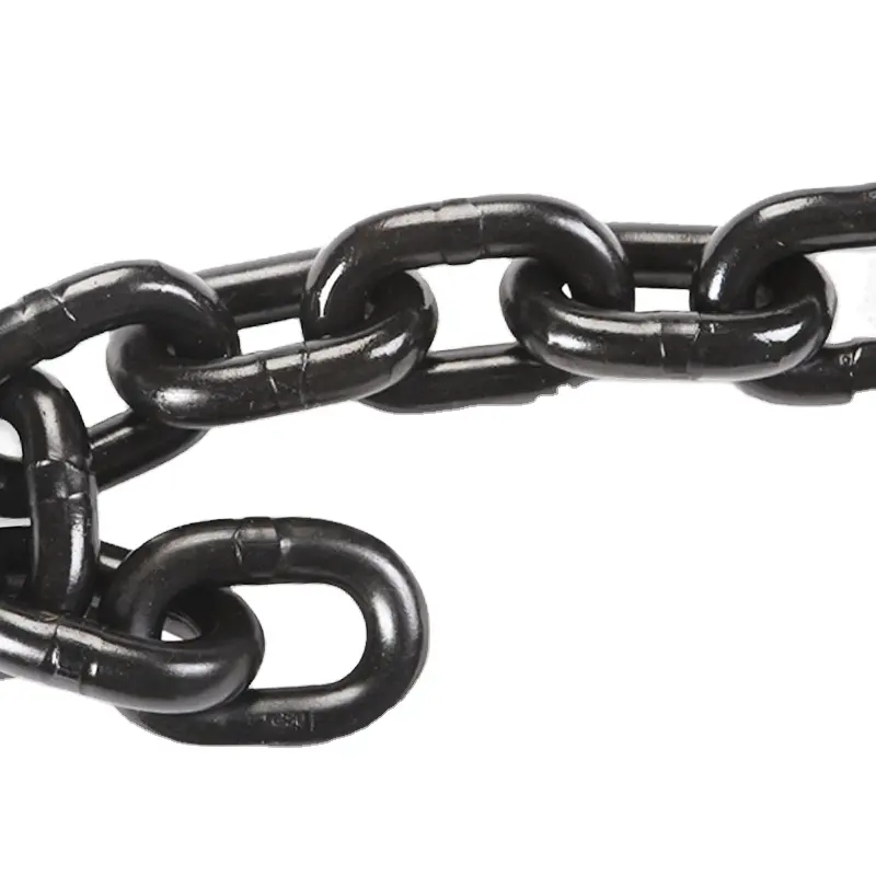 G80 3.2mm*9mm Iron Chain For Heavy Duty Load Standard And Calibrated