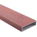 6063 aluminum tube beam wooden grain profile