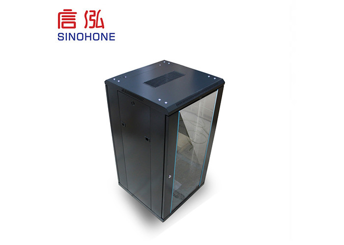 Enclosure Fiber Optic Cabinet , 19 Inch Outdoor Terminal Box Customized Color
