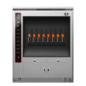 China Commercial electric fish grill with 8 compartments 8 fish at a time BBQ Grill Oven Equipment wholesale