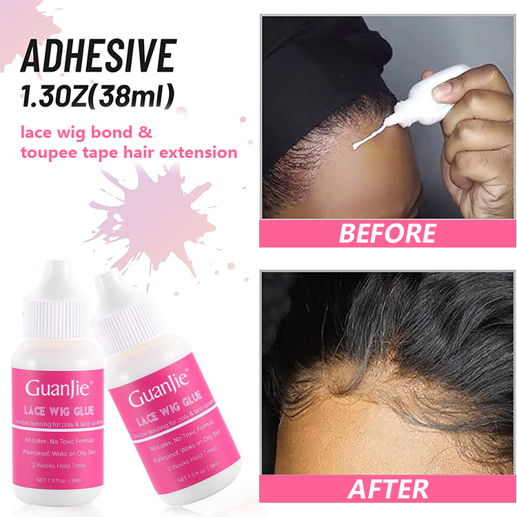 Multi Colors Hair Styling Glue For Wig Front Clear Bond Sweat Proof Customize