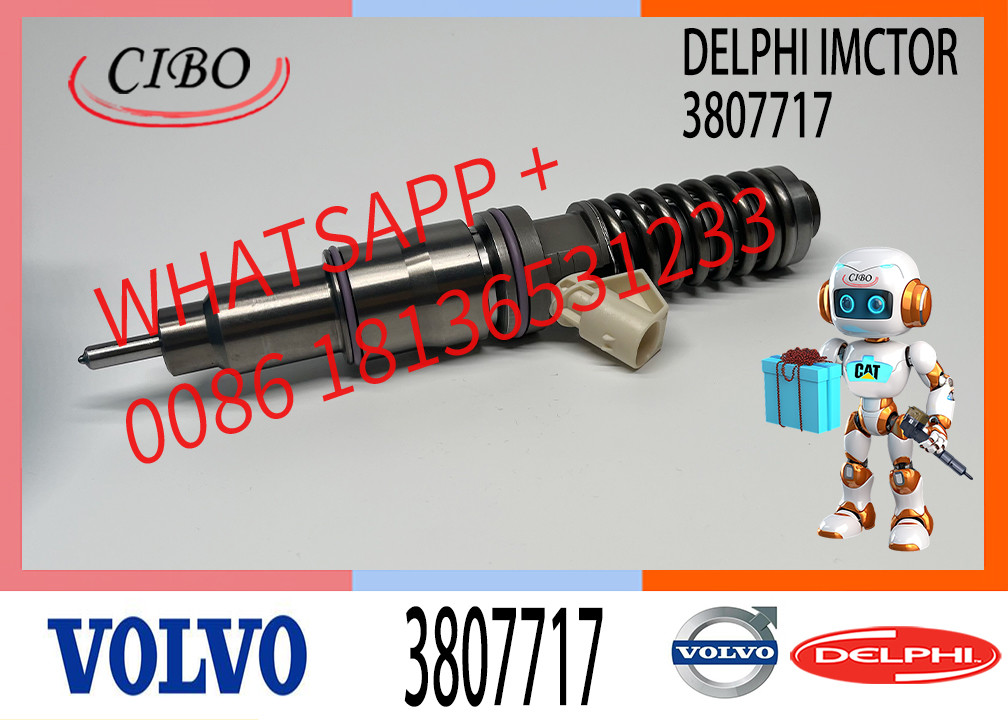 3807717 BEBE4C11001 Common Rail Injector for VOL-VO Penta D12 Guaranteed