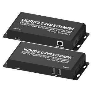 China HDMI2.0 Over Single CAT6 60M HDMI KVM Extender wholesale