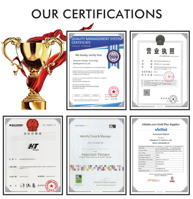 Oilproof Tear Resistant Sticker Labels