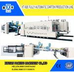 Automatic Paperboard Printer Slotter Die Cutter Folder Gluer Bundling Machine
