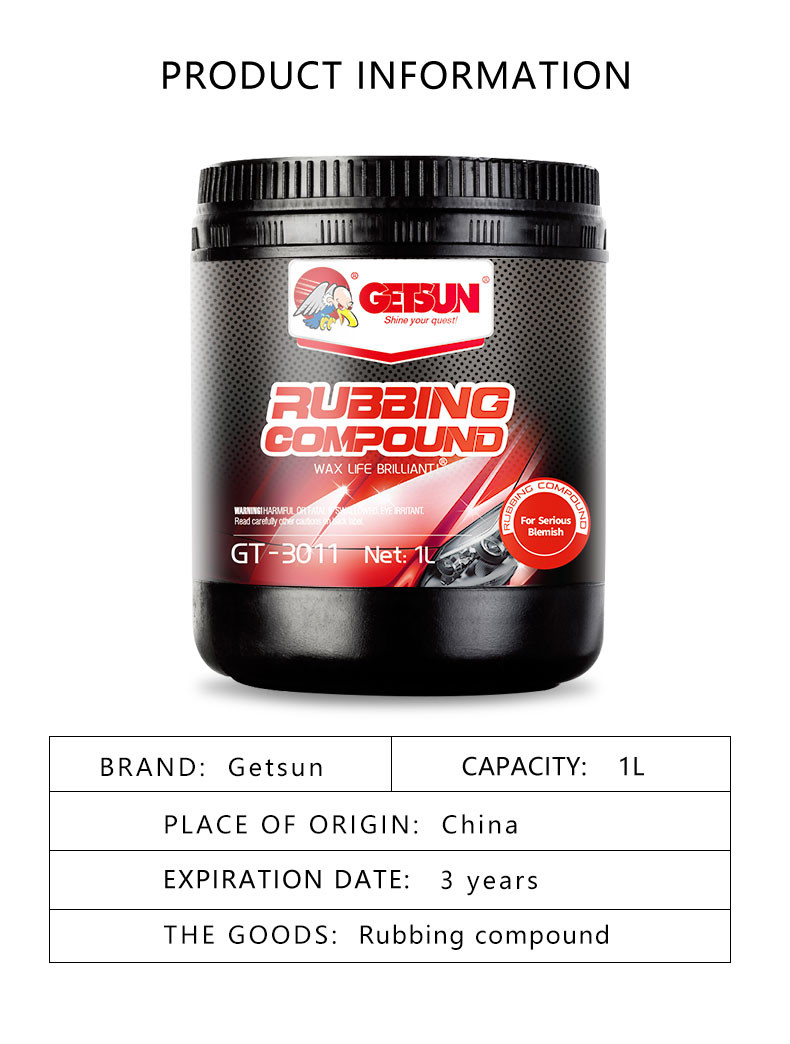 800g Automotive Rubbing Compound Paint Polishing For Car Scratches