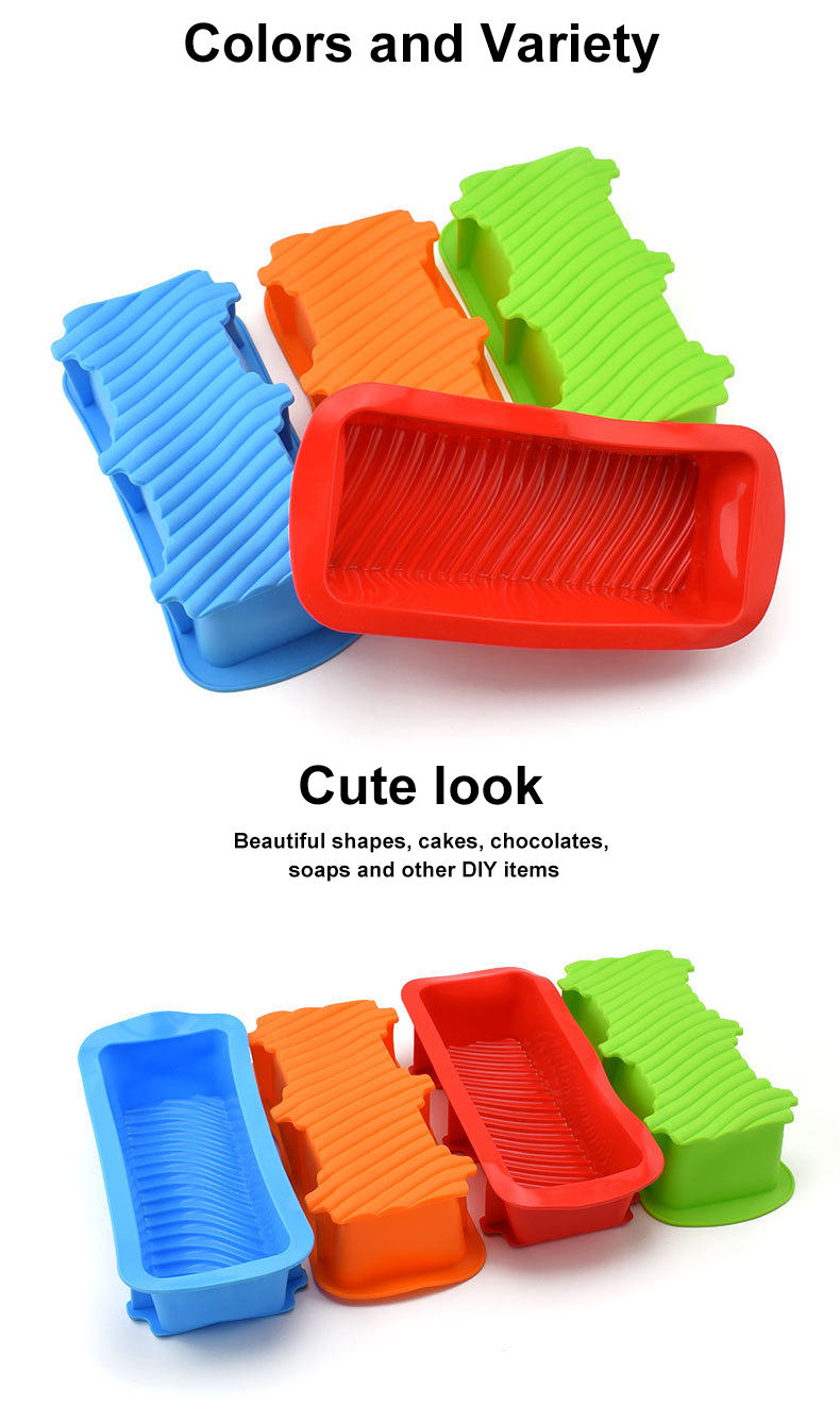 164g Heat Resistant Silicone Cake Molds Bread Baking Trays