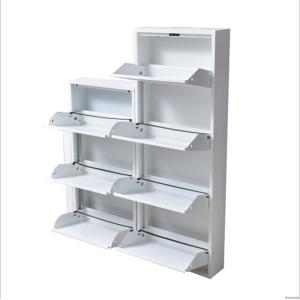 Keda 0.6mm Plate H1500mm Lockable Shoe Cabinet